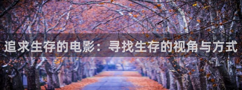 久久久精品电影网站：追求生存的电影：寻找生存的视角与方式